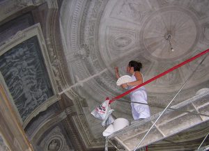 lavoro di risarcimento della volta 8